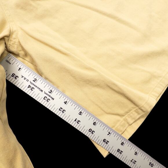 Regatta Denim Shorts Mens Sz 36 Cotton Yellow Pockets Resort Vacation - Picture 4 of 7